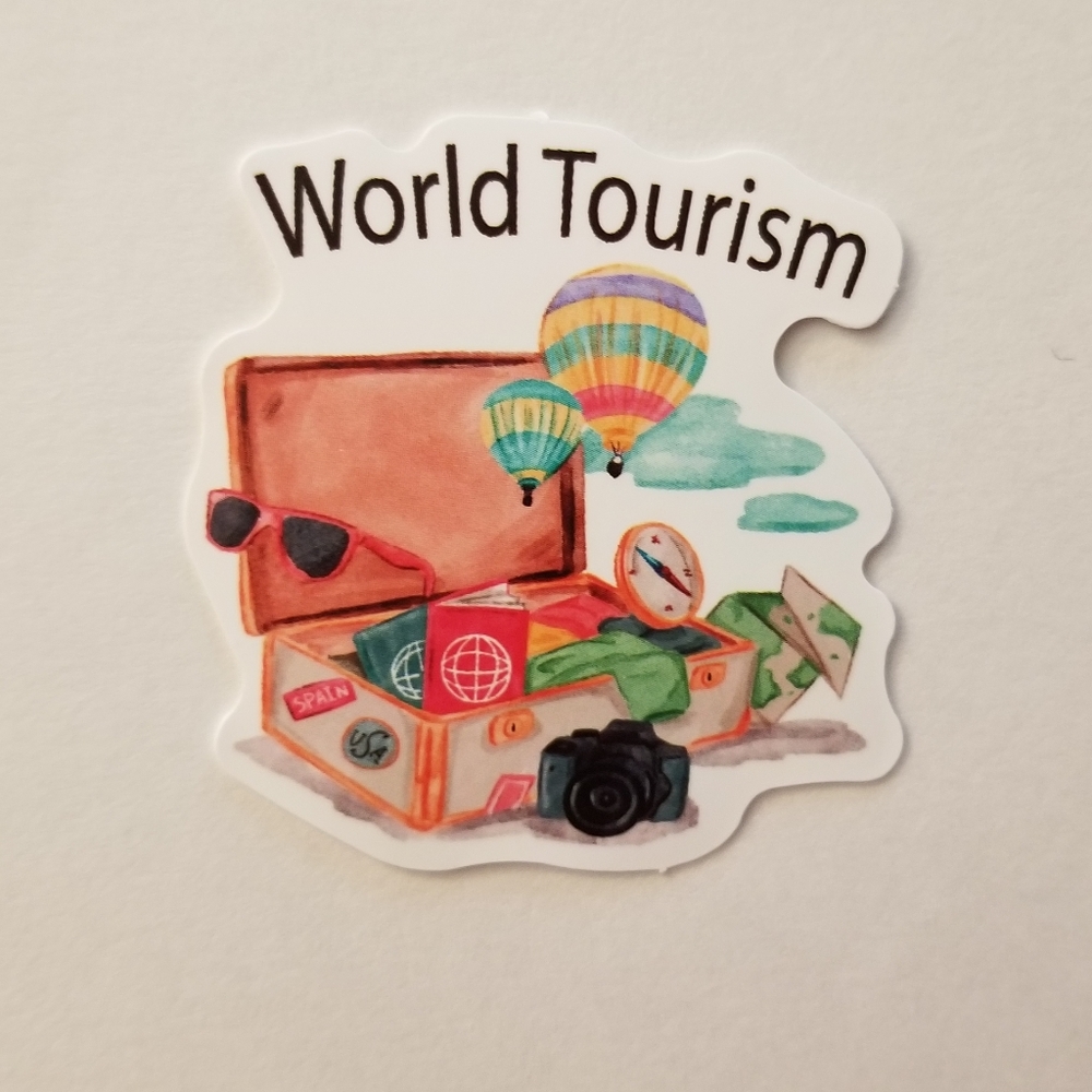 10/$10 World Tourism Sticker